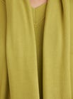 Gelbgrün Superweiches Shirt mit passendem Schal 6030